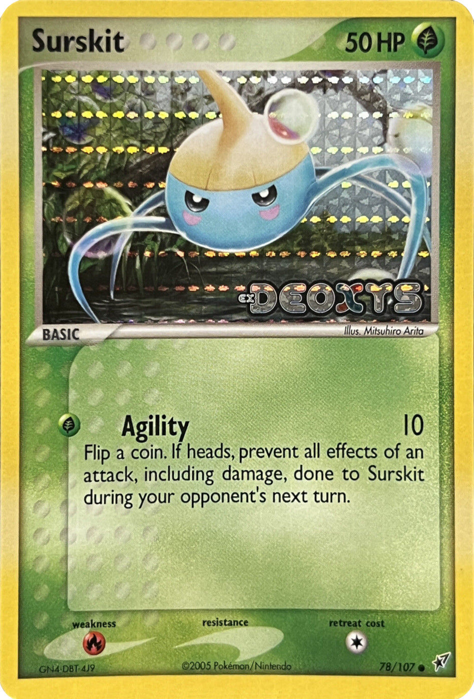 Surskit (78/107) (Stamped) [EX: Deoxys] | Rock City Comics