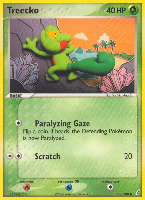 Treecko (67/100) [EX: Crystal Guardians] | Rock City Comics