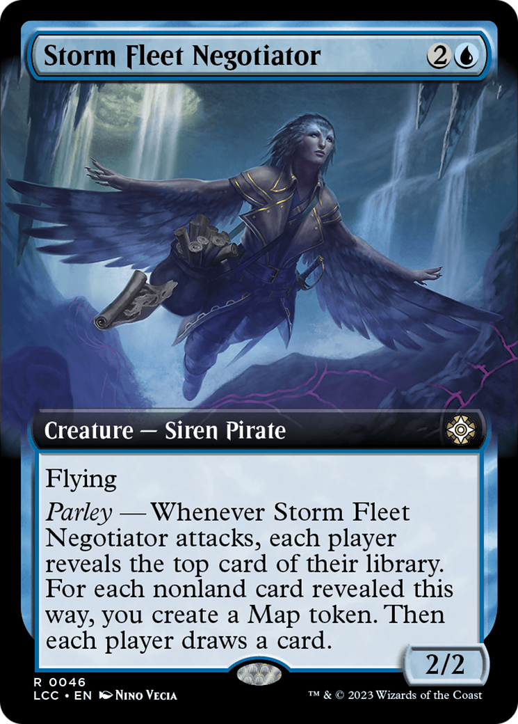 Storm Fleet Negotiator (Extended Art) [The Lost Caverns of Ixalan Commander] | Rock City Comics