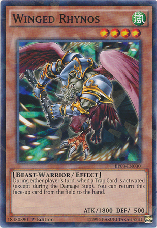 Winged Rhynos [BP03-EN030] Shatterfoil Rare | Rock City Comics