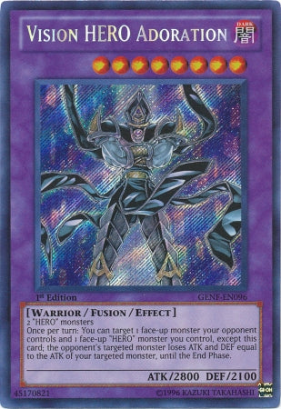 Vision Hero Adoration [GENF-EN096] Secret Rare | Rock City Comics