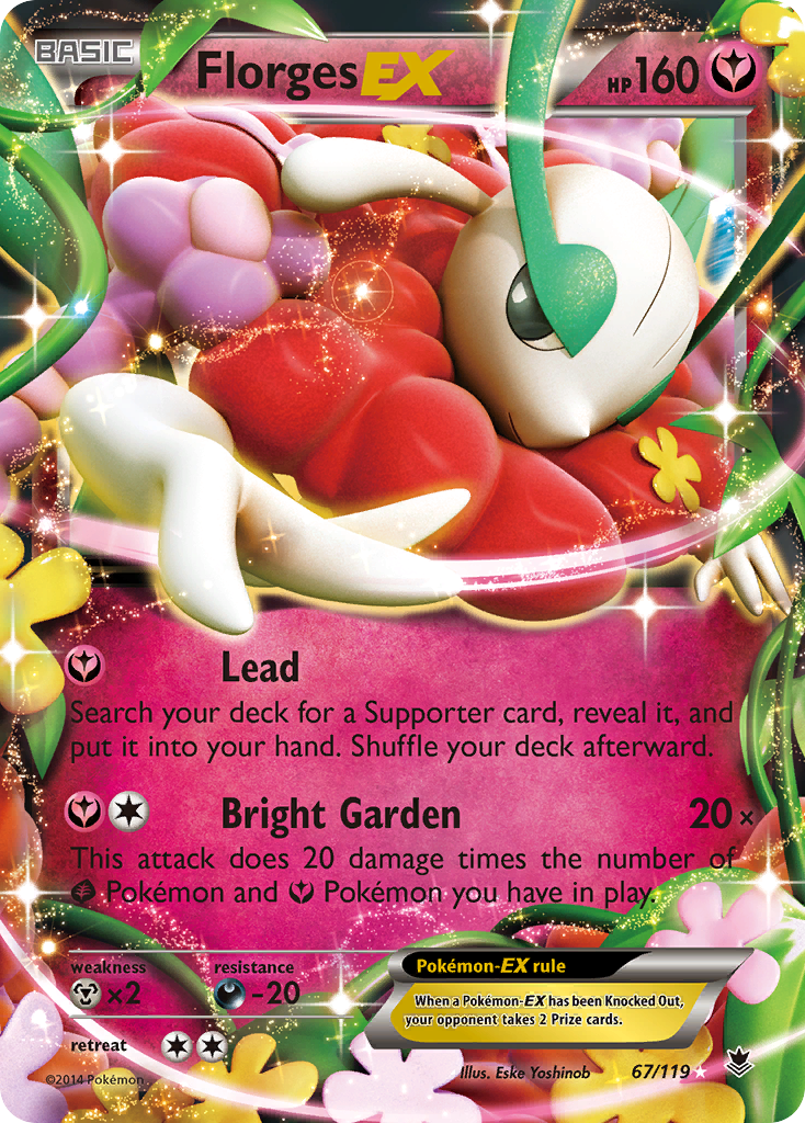 Florges EX (67/119) [XY: Phantom Forces] | Rock City Comics