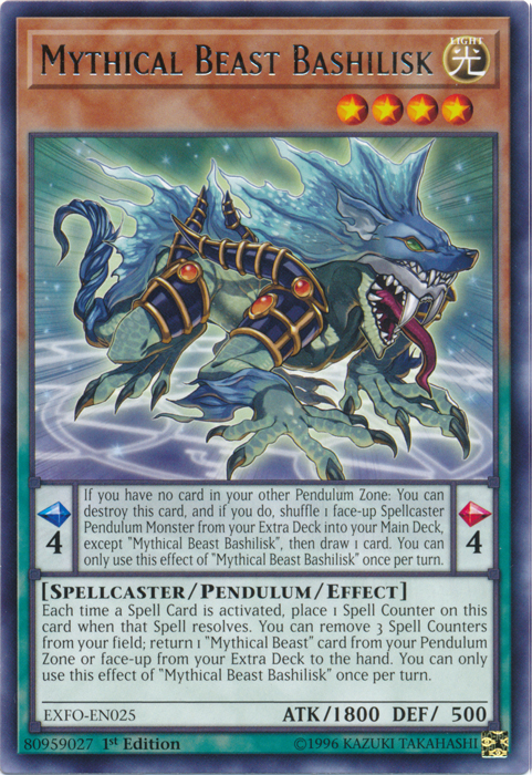 Mythical Beast Bashilisk [EXFO-EN025] Rare | Rock City Comics