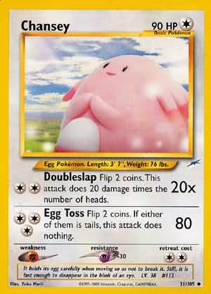 Chansey (31/105) [Neo Destiny Unlimited] | Rock City Comics