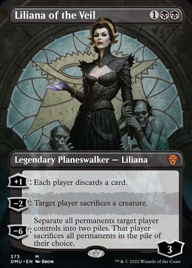 Liliana of the Veil (Borderless) [Dominaria United] | Rock City Comics