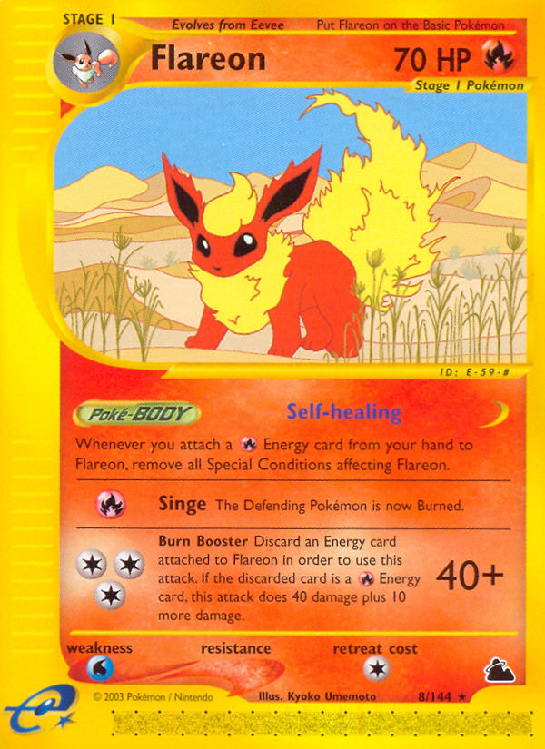 Flareon (8/144) [Skyridge] | Rock City Comics