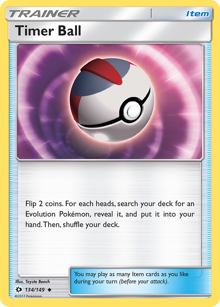 Timer Ball (134/149) [Sun & Moon: Base Set] | Rock City Comics