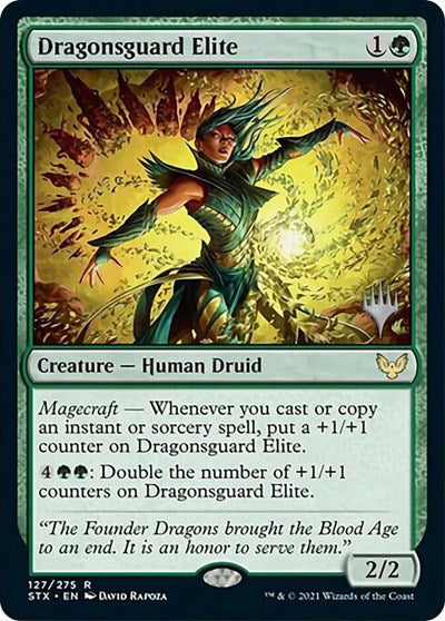 Dragonsguard Elite (Promo Pack) [Strixhaven: School of Mages Promos] | Rock City Comics