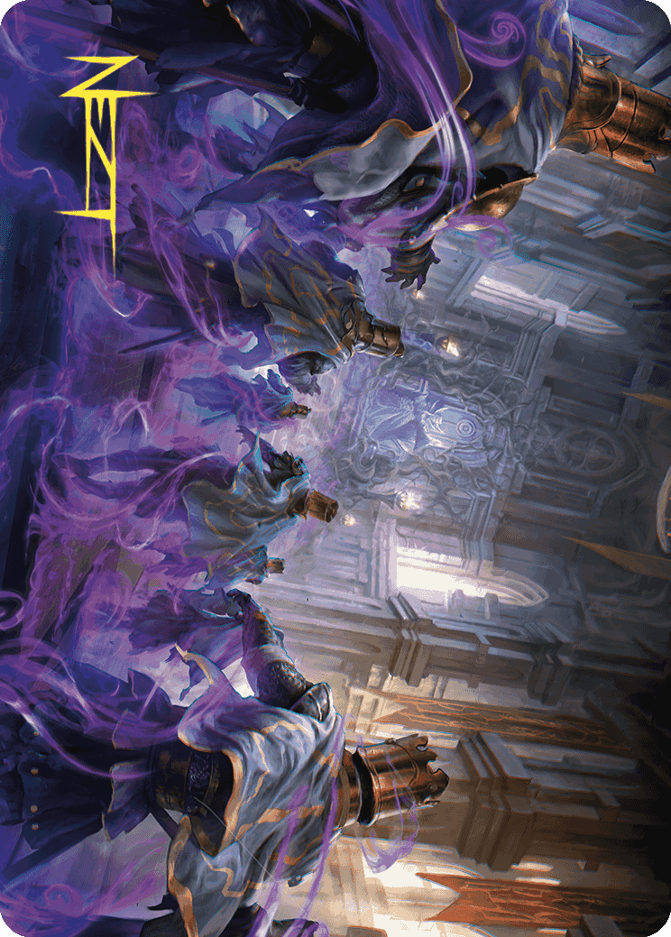 Eerie Interference Art Card (Gold-Stamped Signature) [Wilds of Eldraine Art Series] | Rock City Comics