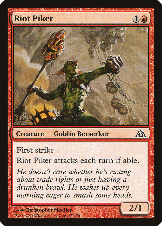 Riot Piker [Dragon's Maze] | Rock City Comics