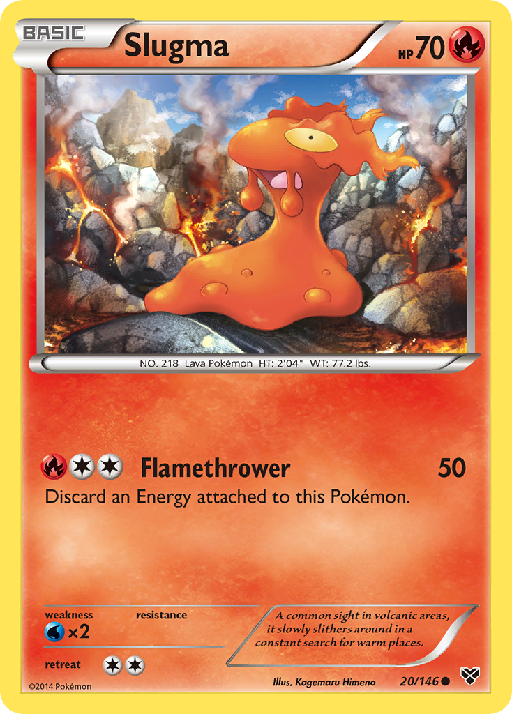 Slugma (20/146) [XY: Base Set] | Rock City Comics