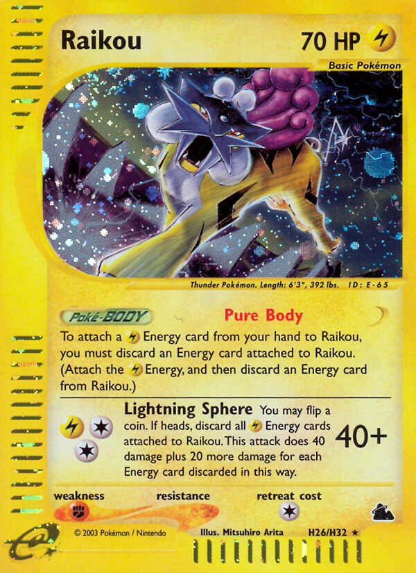 Raikou (H26/H32) [Skyridge] | Rock City Comics