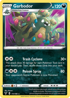 Garbodor (111/185) [Sword & Shield: Vivid Voltage] | Rock City Comics
