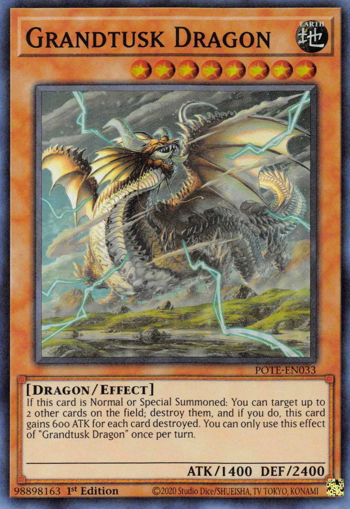 Grandtusk Dragon [POTE-EN033] Super Rare | Rock City Comics