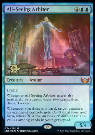 All-Seeing Arbiter [Streets of New Capenna Prerelease Promos] | Rock City Comics