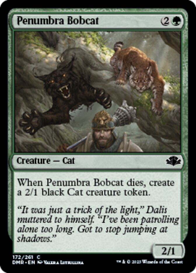 Penumbra Bobcat [Dominaria Remastered] | Rock City Comics