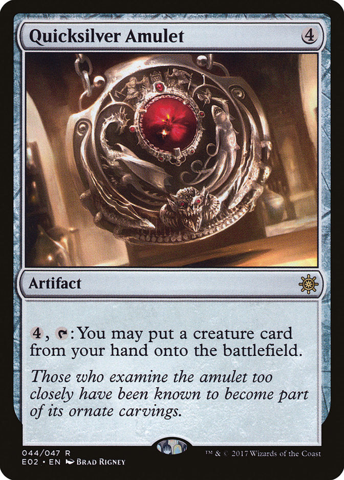 Quicksilver Amulet [Explorers of Ixalan] | Rock City Comics