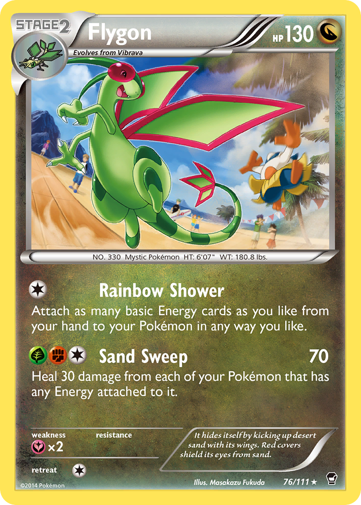 Flygon (76/111) [XY: Furious Fists] | Rock City Comics