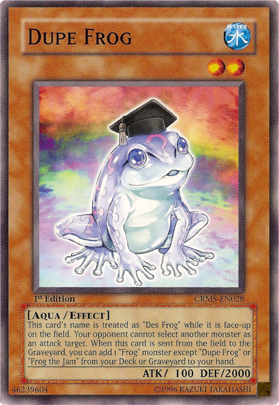 Dupe Frog [CRMS-EN028] Common | Rock City Comics