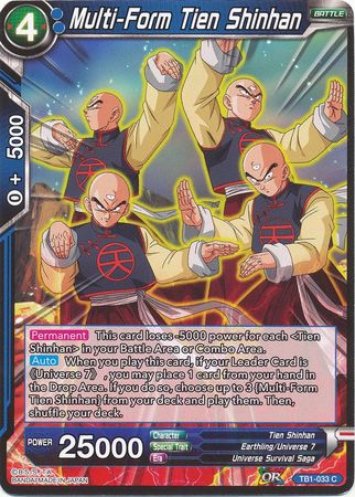 Multi-Form Tien Shinhan [TB1-033] | Rock City Comics