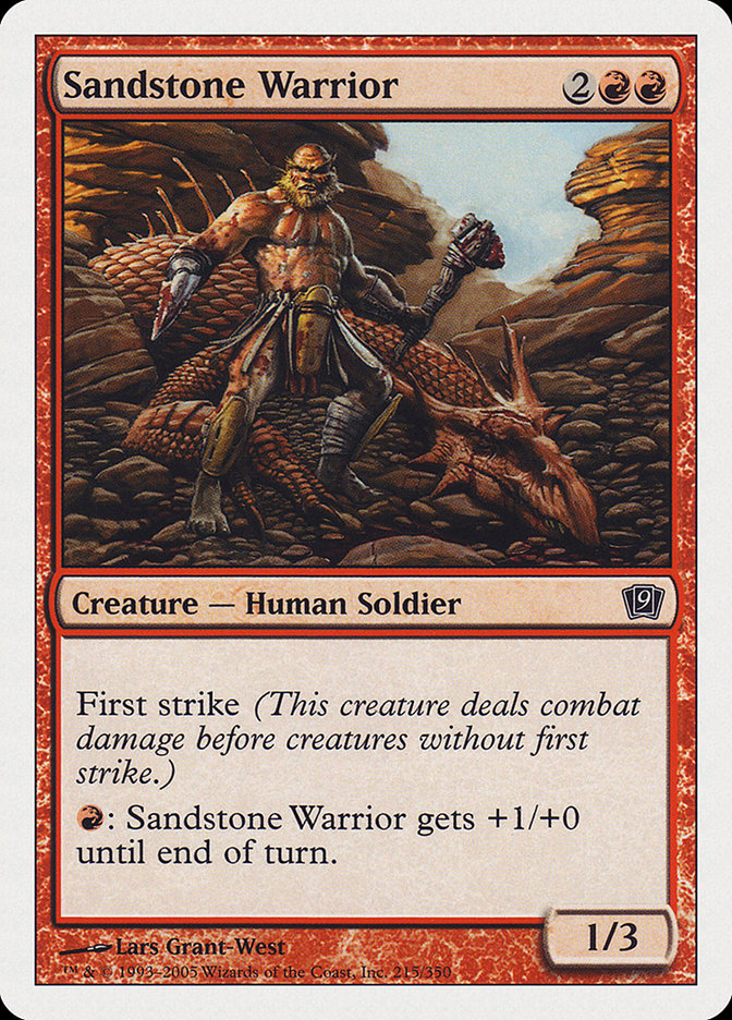 Sandstone Warrior [Ninth Edition] | Rock City Comics