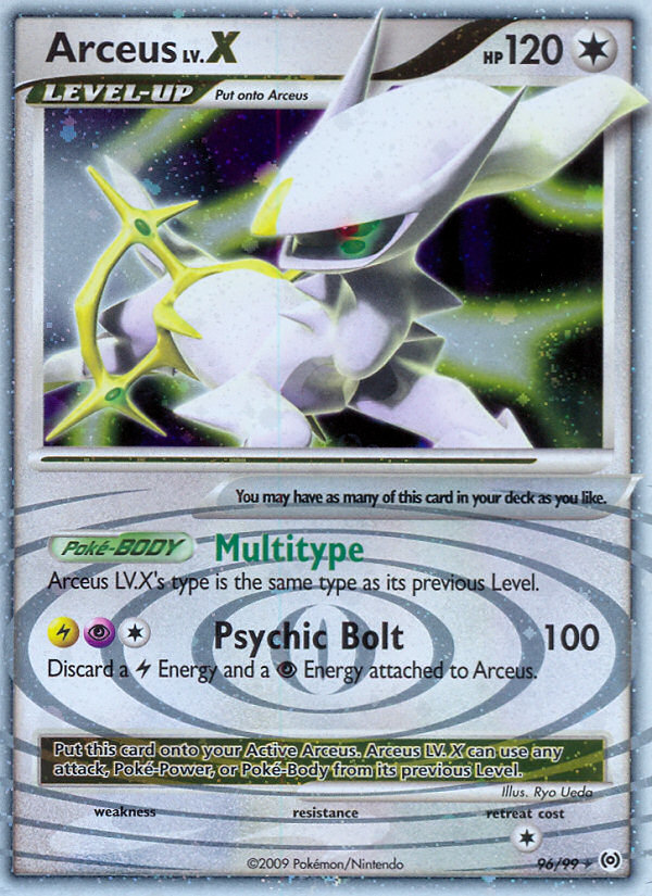 Arceus LV.X (96/99) [Platinum: Arceus] | Rock City Comics