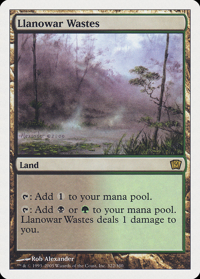 Llanowar Wastes [Ninth Edition] | Rock City Comics