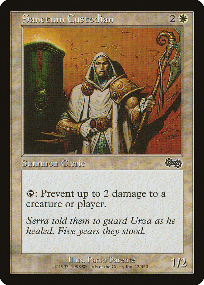 Sanctum Custodian [Urza's Saga] | Rock City Comics