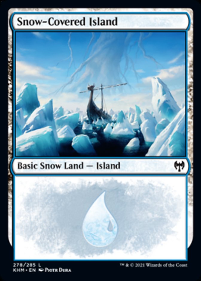 Snow-Covered Island (278) [Kaldheim] | Rock City Comics