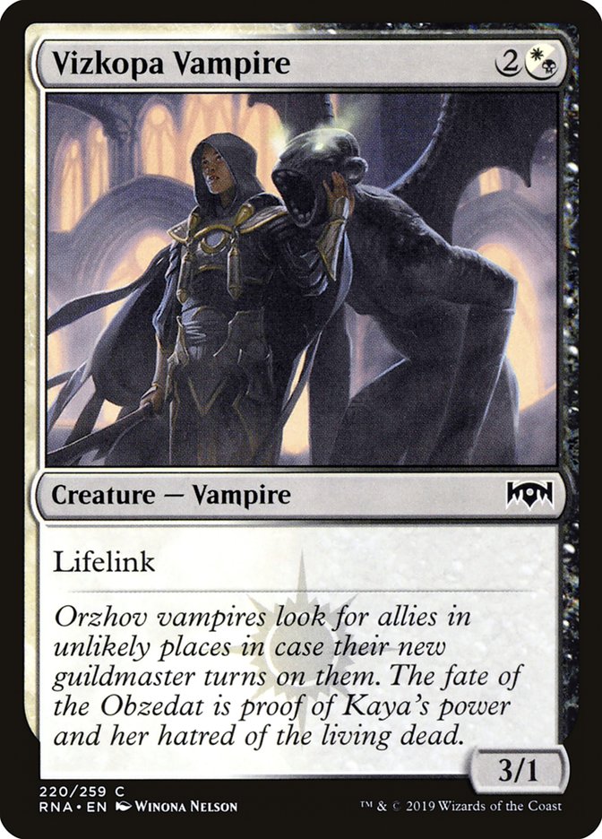 Vizkopa Vampire [Ravnica Allegiance] | Rock City Comics