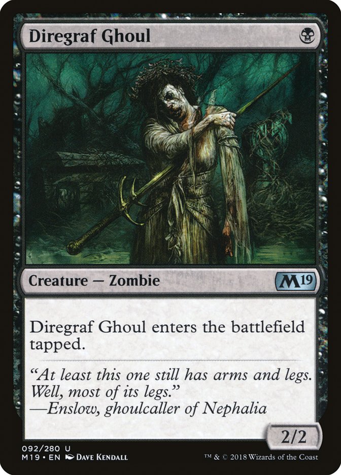 Diregraf Ghoul [Core Set 2019] | Rock City Comics