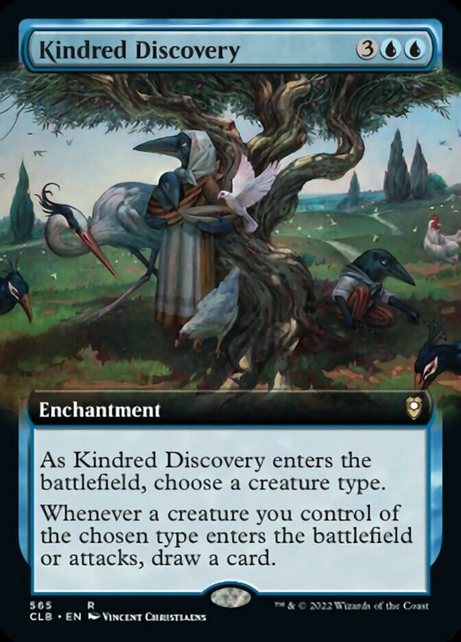 Kindred Discovery (Extended Art) [Commander Legends: Battle for Baldur's Gate] | Rock City Comics