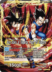 SS Vegito // Son Goku & Vegeta, Path to Victory (BT20-084) [Power Absorbed Prerelease Promos] | Rock City Comics