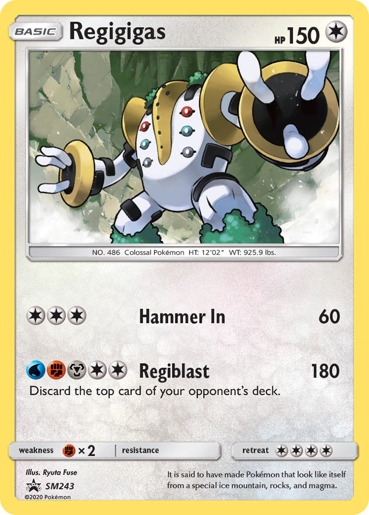 Regigigas (SM243) [Sun & Moon: Black Star Promos] | Rock City Comics