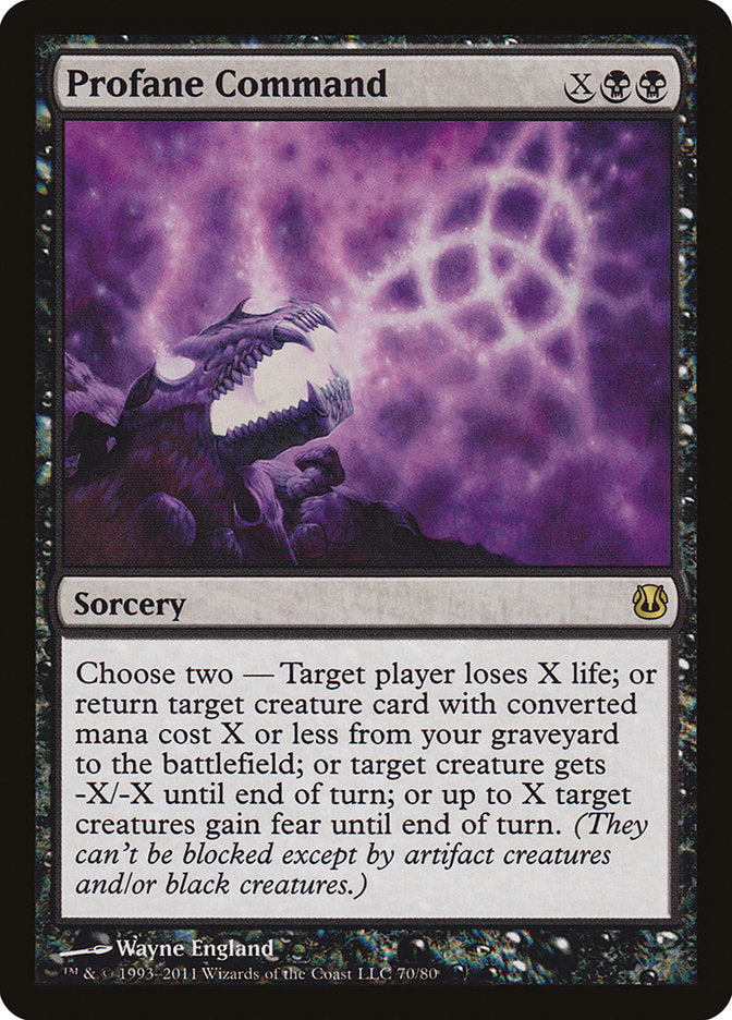 Profane Command [Duel Decks: Ajani vs. Nicol Bolas] | Rock City Comics