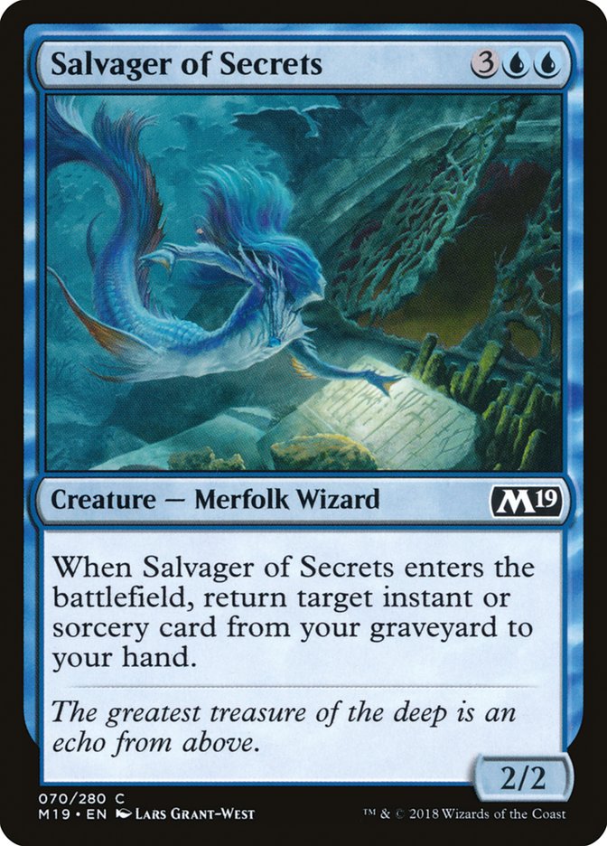 Salvager of Secrets [Core Set 2019] | Rock City Comics