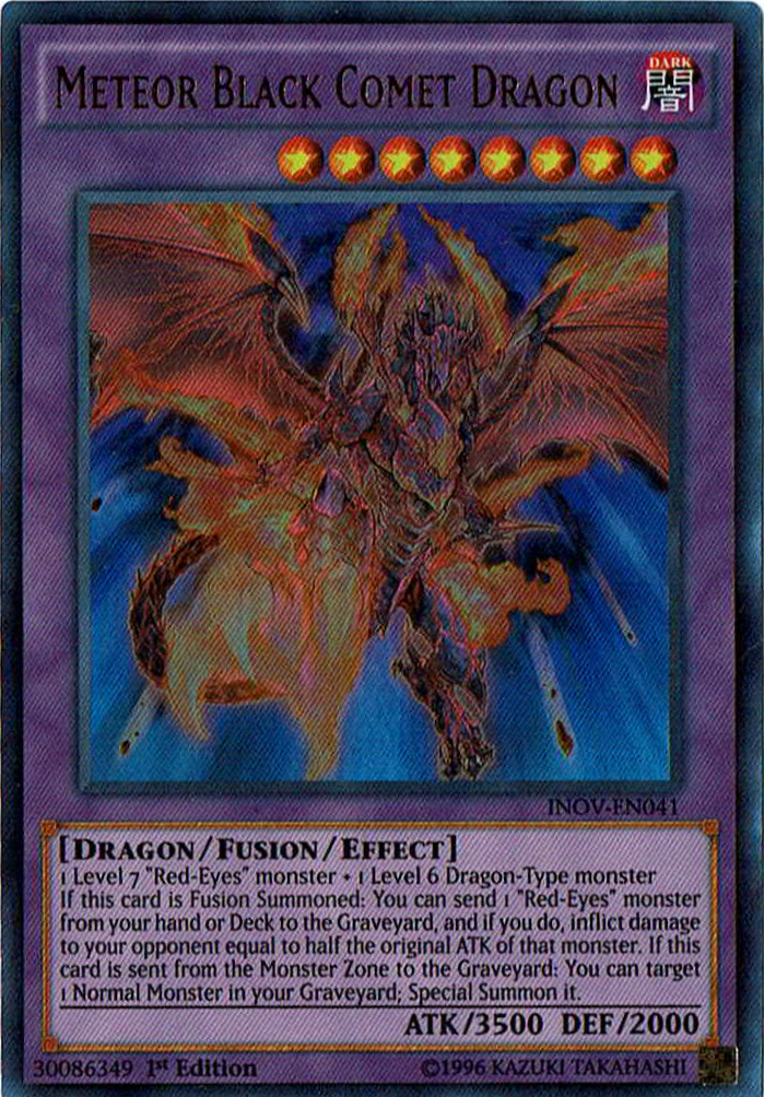 Meteor Black Comet Dragon [INOV-EN041] Ultra Rare | Rock City Comics