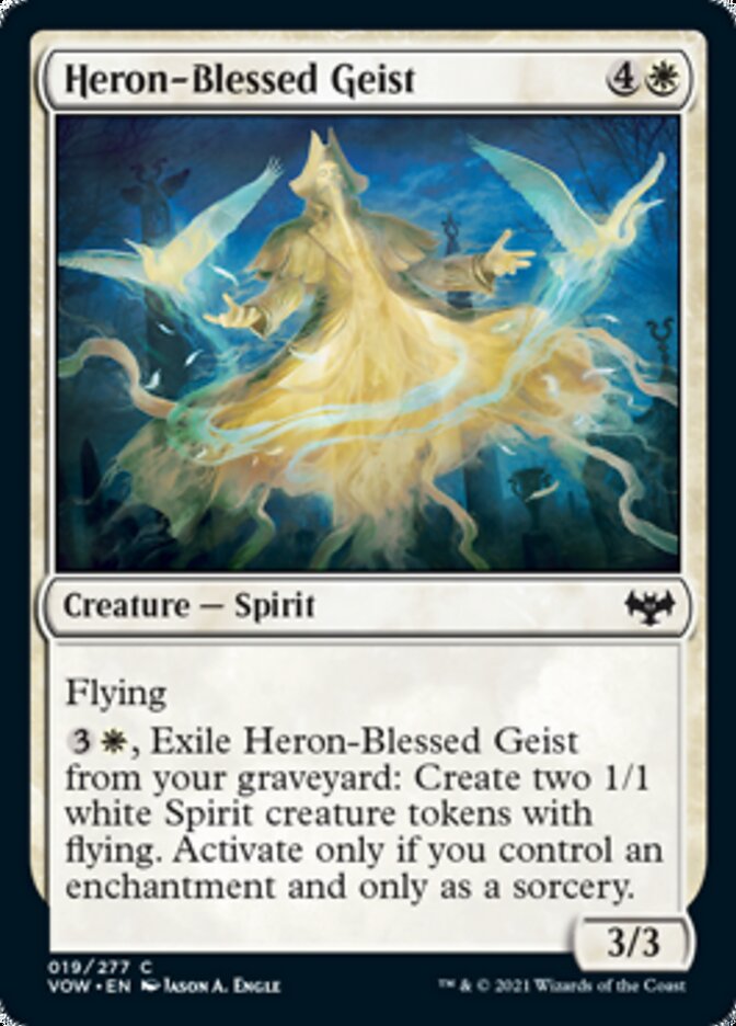 Heron-Blessed Geist [Innistrad: Crimson Vow] | Rock City Comics