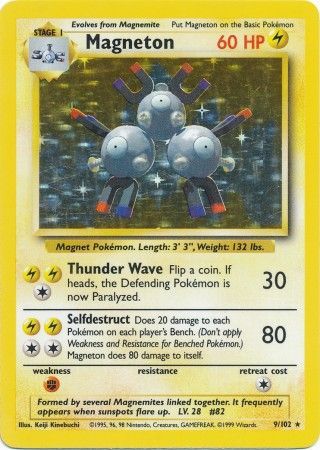 Magneton (9/102) [Base Set Unlimited] | Rock City Comics