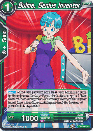 Bulma, Genius Inventor (DB1-047) [Dragon Brawl] | Rock City Comics