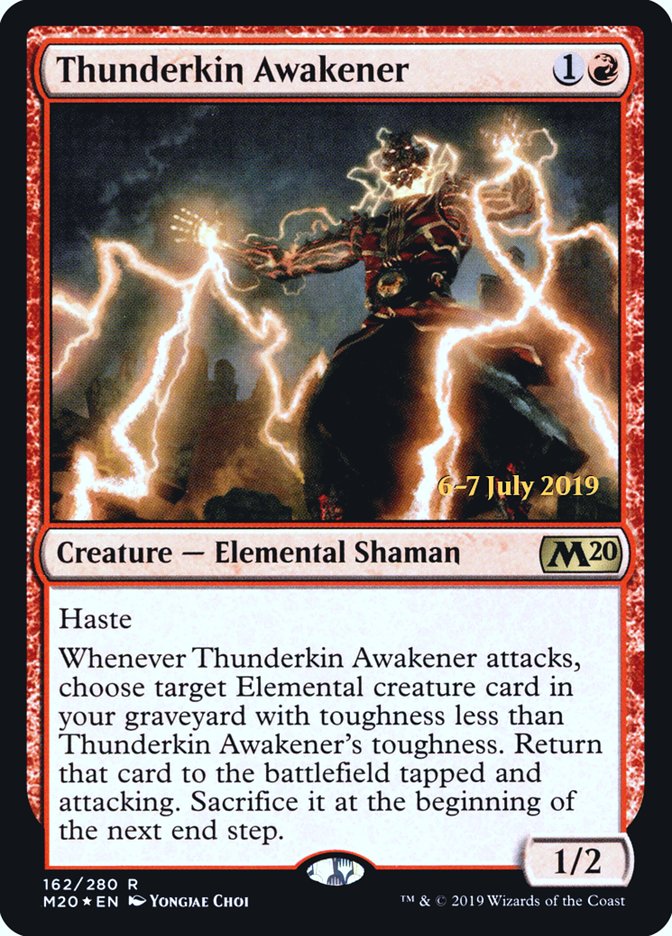 Thunderkin Awakener  [Core Set 2020 Prerelease Promos] | Rock City Comics