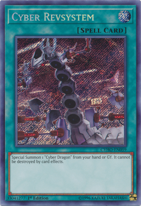 Cyber Revsystem [CYHO-EN059] Secret Rare | Rock City Comics