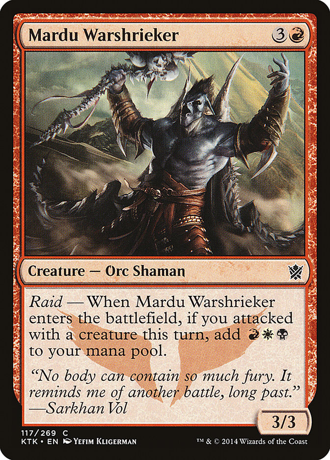 Mardu Warshrieker [Khans of Tarkir] | Rock City Comics