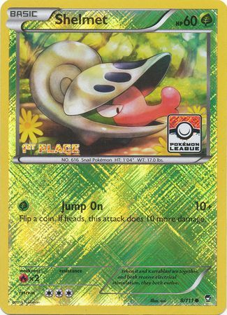 Shelmet (8/111) (League Promo 1st Place) [XY: Furious Fists] | Rock City Comics