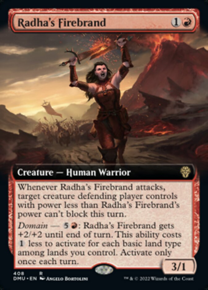 Radha's Firebrand (Extended Art) [Dominaria United] | Rock City Comics