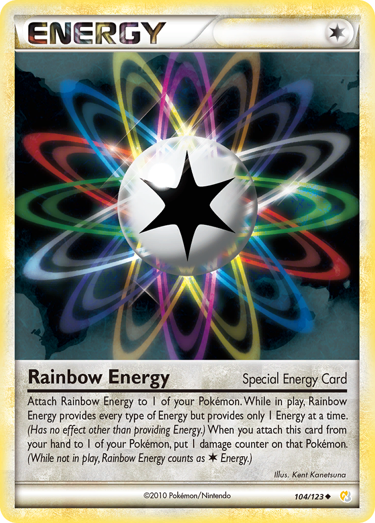 Rainbow Energy (104/123) [HeartGold & SoulSilver: Base Set] | Rock City Comics