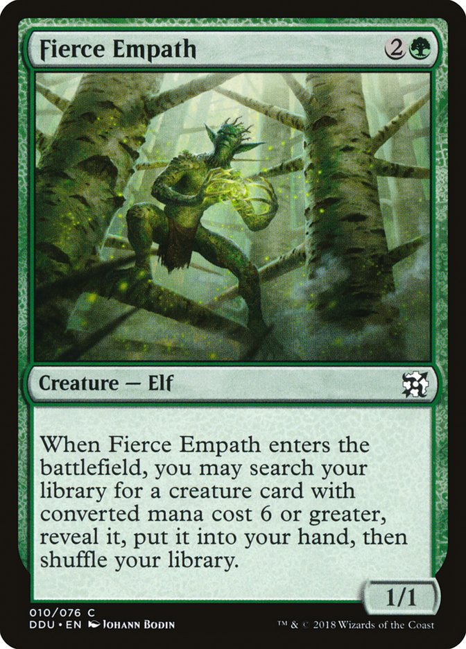 Fierce Empath [Duel Decks: Elves vs. Inventors] | Rock City Comics