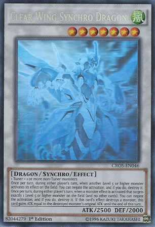 Clear Wing Synchro Dragon (Ghost Rare) [CROS-EN046] Ghost Rare | Rock City Comics