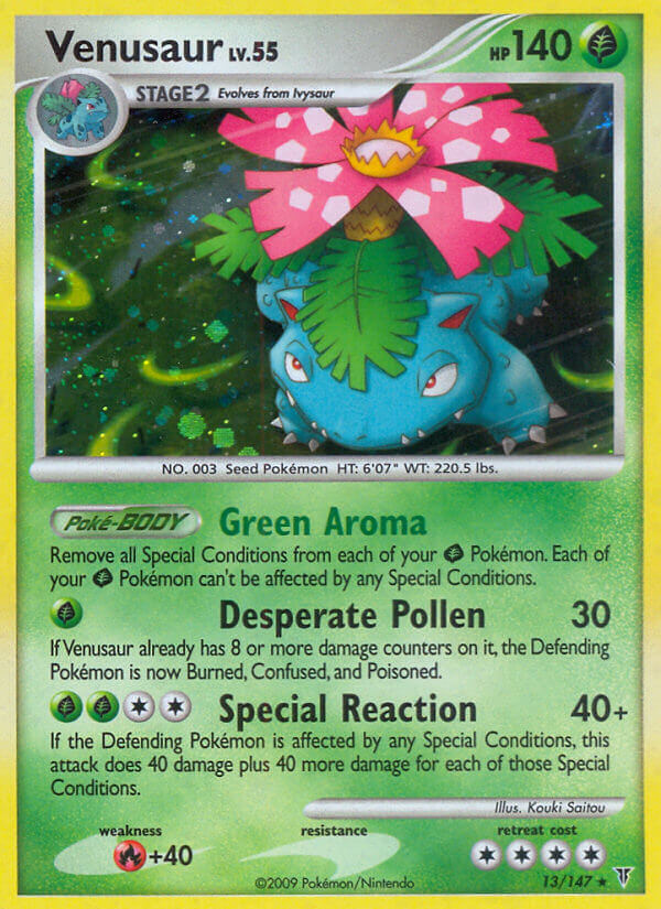 Venusaur (13/147) (Theme Deck Exclusive) [Platinum: Supreme Victors] | Rock City Comics