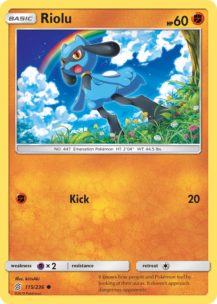 Riolu (115/236) [Sun & Moon: Unified Minds] | Rock City Comics